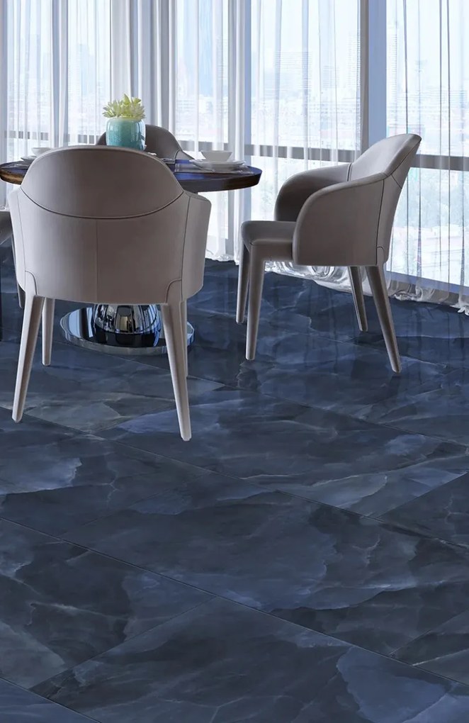 Jabo Onyx Blue vloertegel 60x60cm gerectificeerd