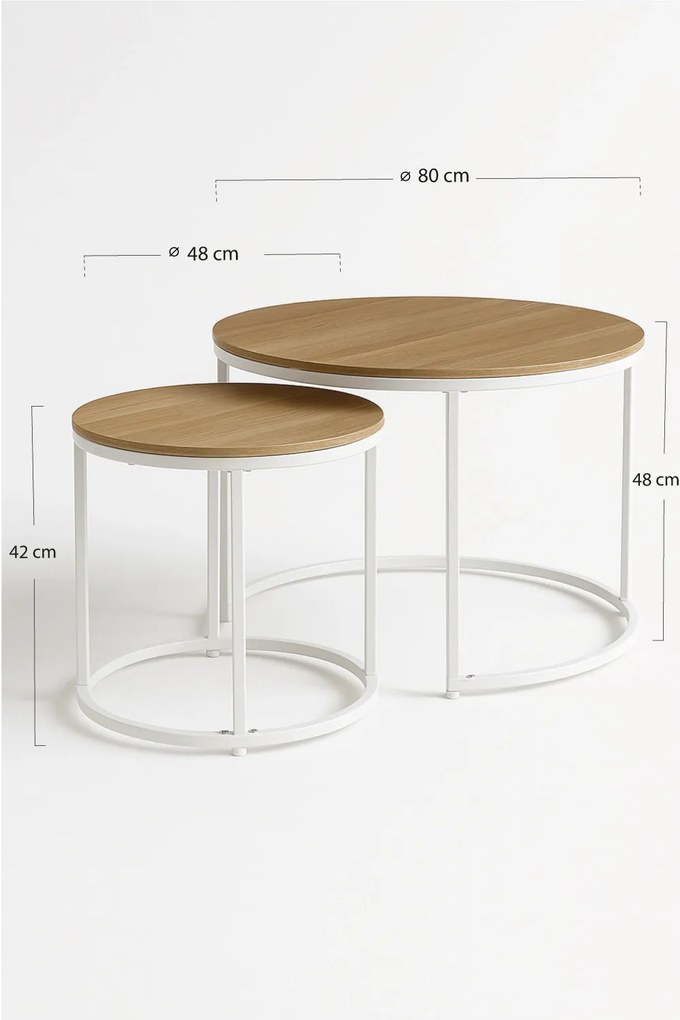 Set van 2 Renty Center-tafels