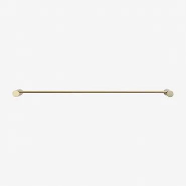 Wandhanddoekrek Met Bar Voor Badkamer In Rvs (↔︎60 Cm) Devon Goud - Sklum