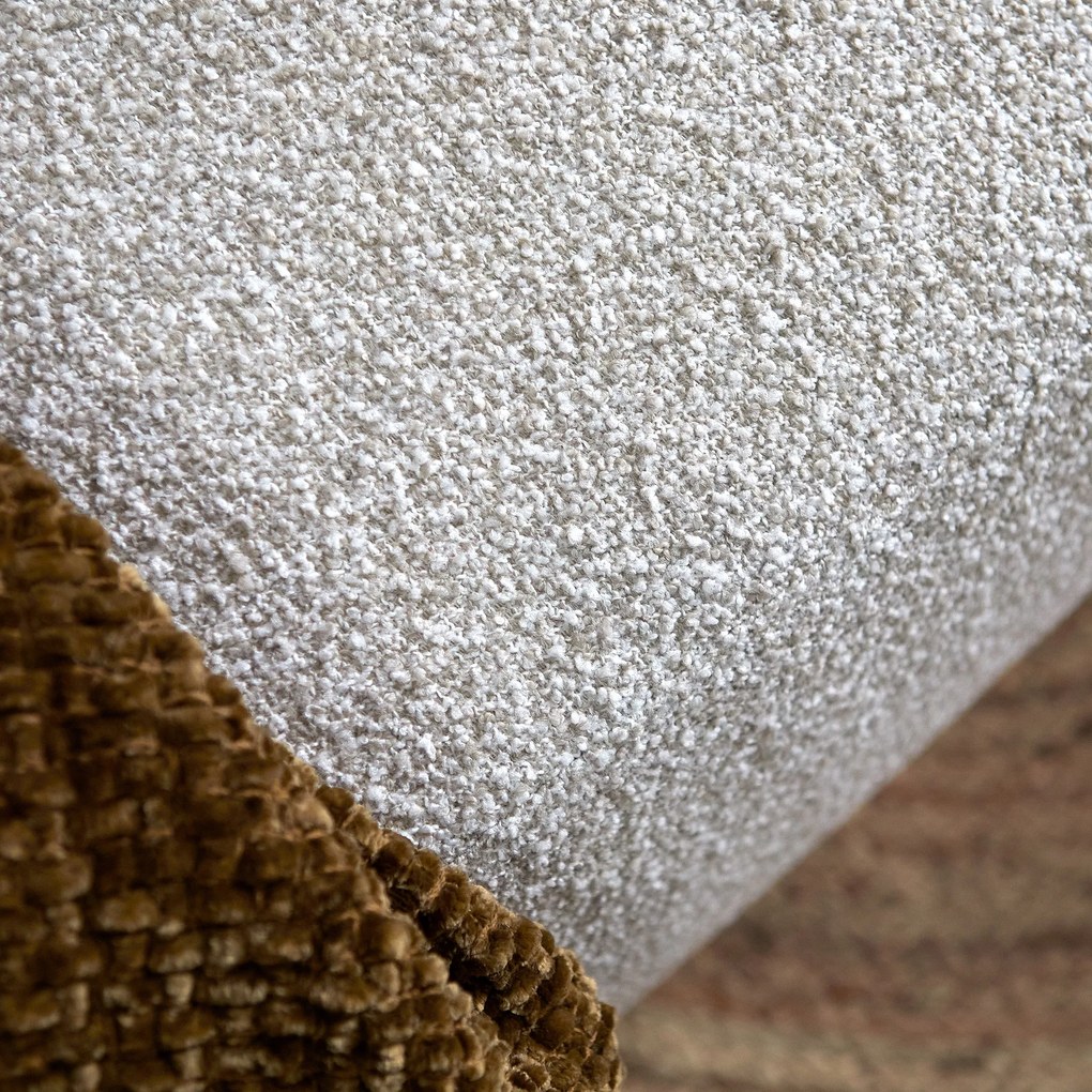 Beige Designbank Hoek Links