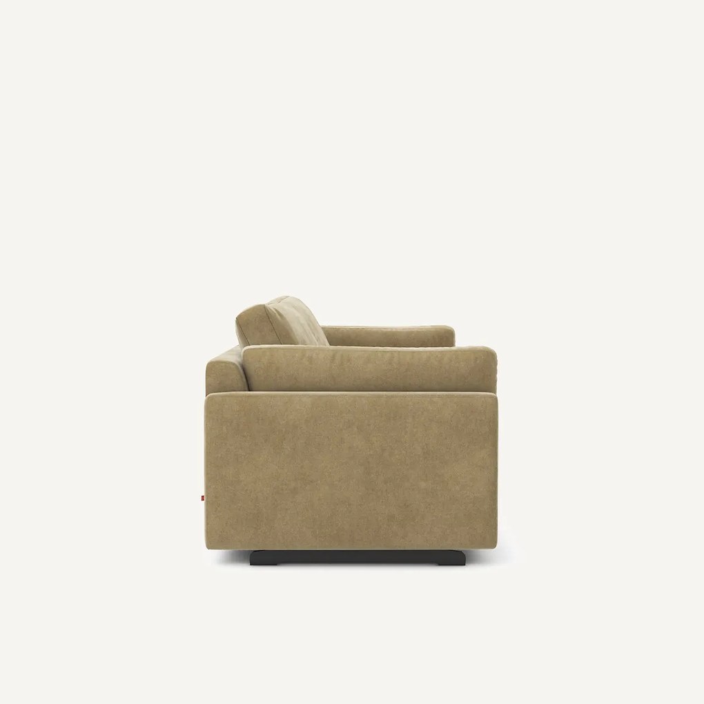 Slaapbank in stonewashed fluweel, CESAR