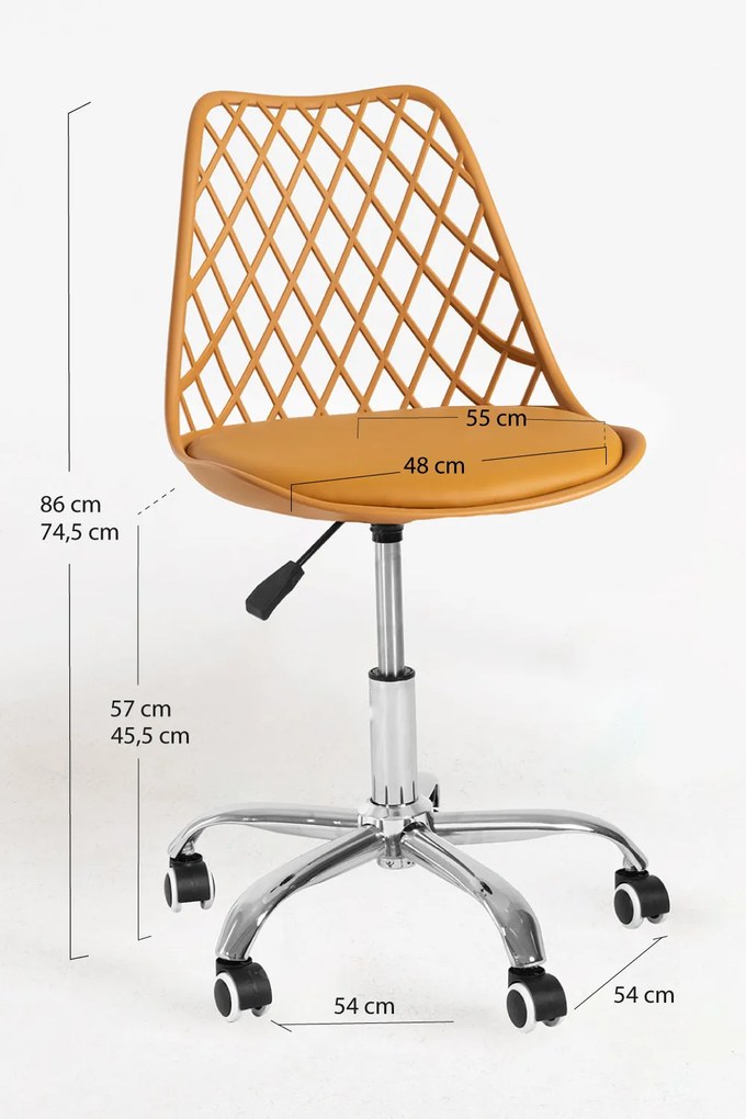 Pak 4 Mima-bureaustoelen in