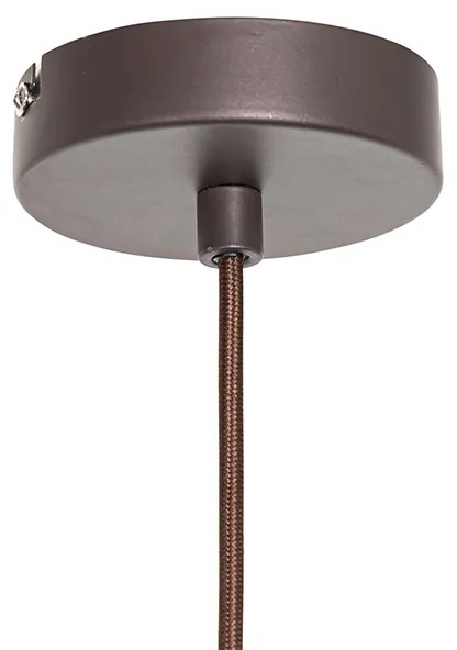 Moderne hanglamp bruin 38 cm - Saffira