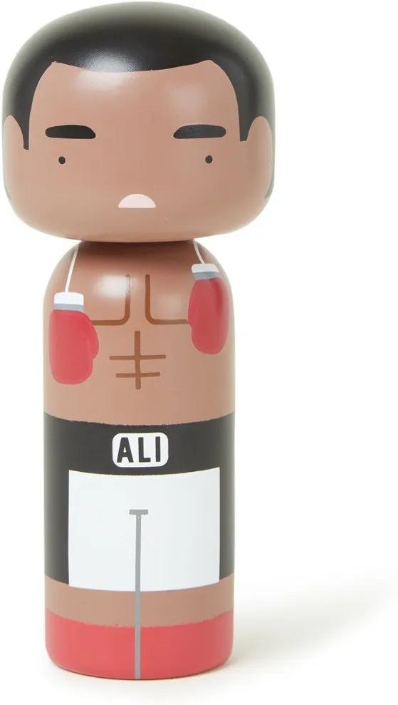 Lucie Kaas Muhammad Ali Kokeshi Doll 14,5 cm