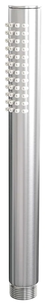 Brauer Brushed Carving thermostatische douchekraan met glijstang en staafhanddouche RVS geborsteld PVD