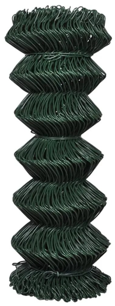 vidaXL Gaashek 1x25 m staal groen