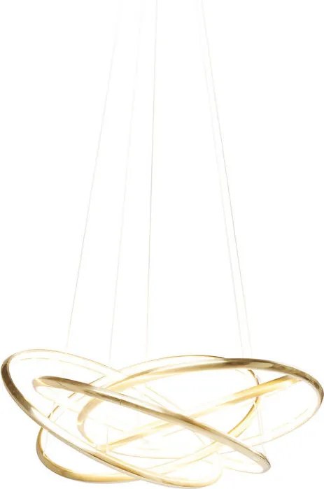 Gouden LED Hanglamp Met Ringen