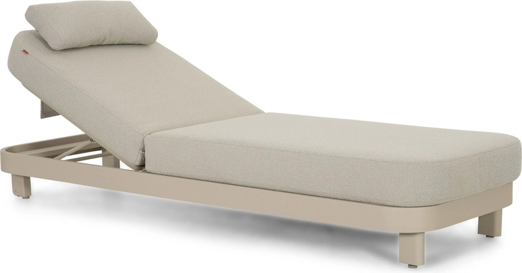 Santika Furniture Santika Nanda Ligbed Aluminium Zand/Beige