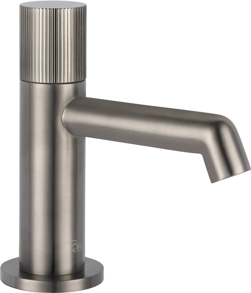 Ben Engraved Line fonteinkraan gunmetal pvd