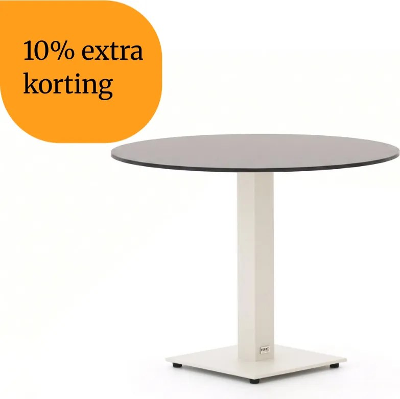 Tuin eettafel Forza | Rond | Tuintafel Kunststof | Ø80cm | 2 personen | Kees Smit Tuinmeubelen