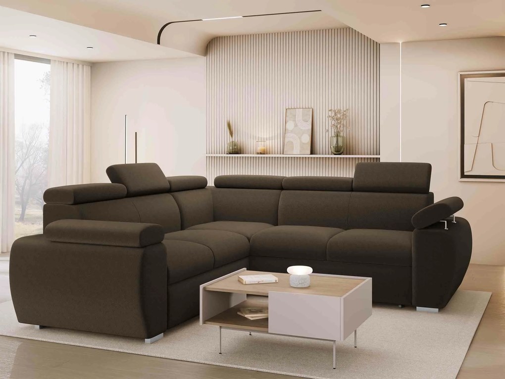 Hoekbank Columbus 215, Aanwezig, Aanwezig, 260x260x85cm, 177.5 kg, Poten: Kunststof, Hout: Grenen