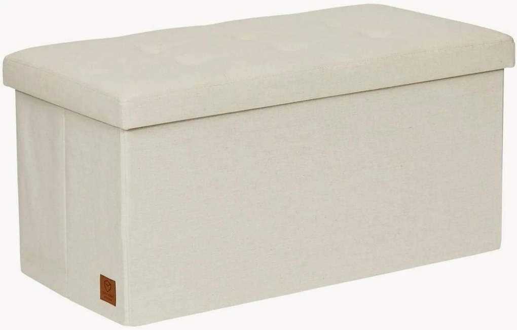 Linnen zitbank Premium Nature met opbergruimte