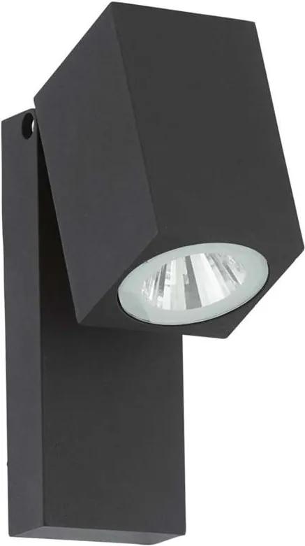 EGLO richtbare wandlamp Sakeda LED - antraciet - Leen Bakker