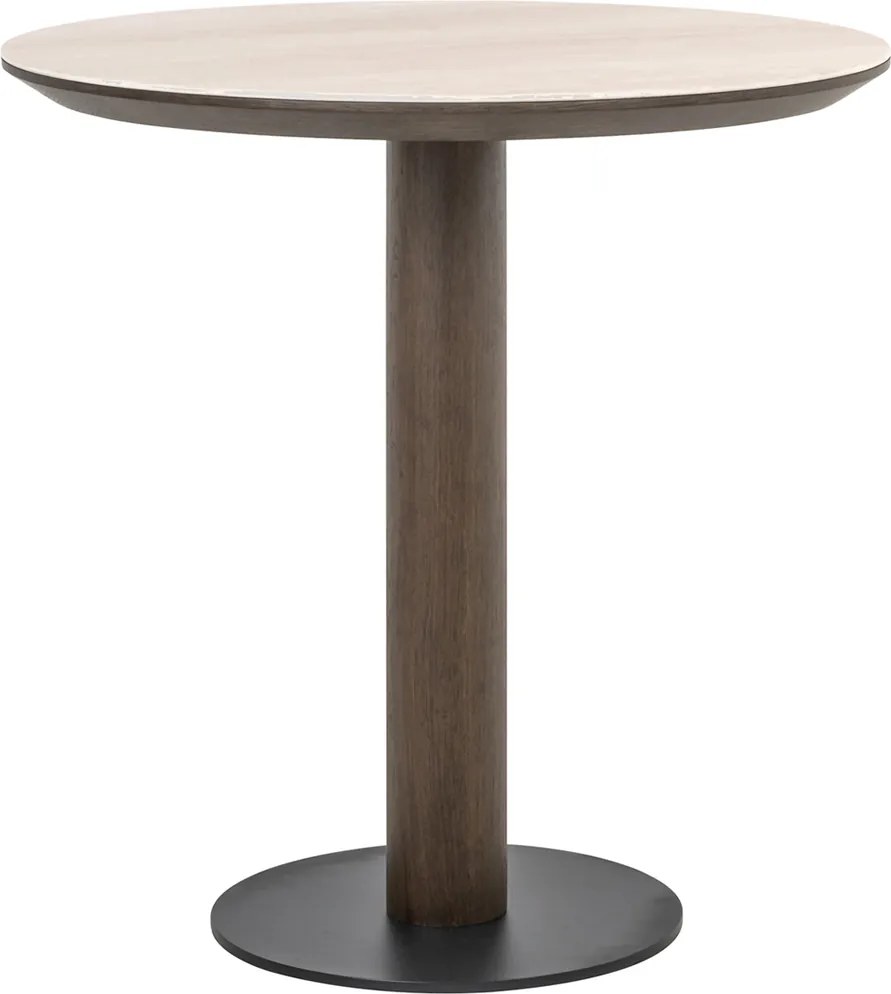 Richmond Interiors Ritz Ronde Bistrotafel Travertine - 75 X 75cm.