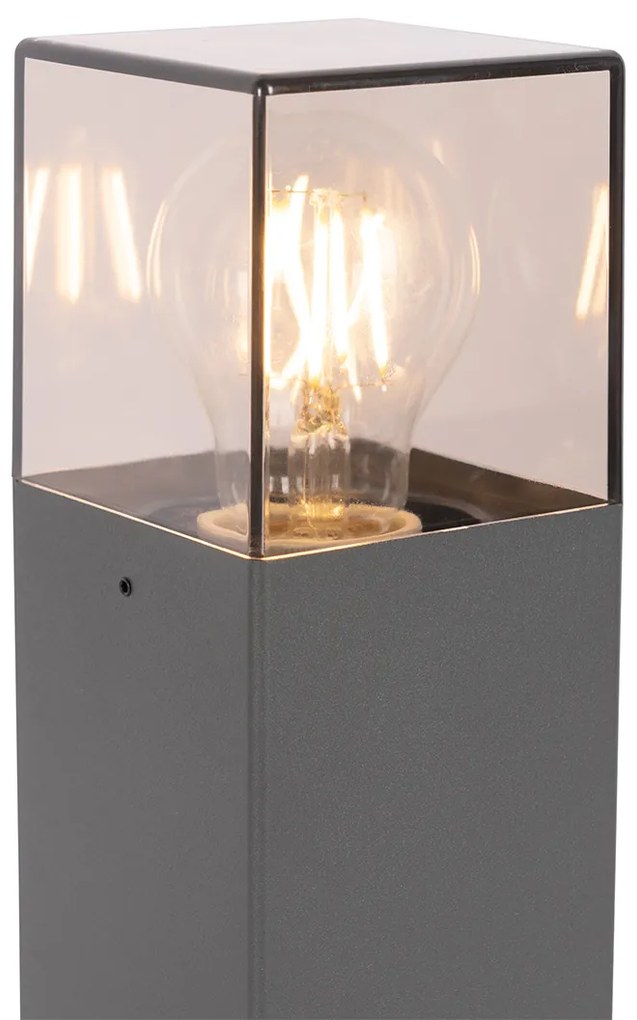 Buitenlamp 30 cm antraciet met grondpin en kabelmof - Denmark