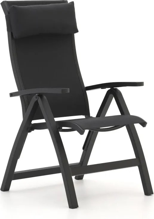 Verstelbare tuinstoel | Bellagio  Fermo | Aluminium | Grijs | Kees Smit Tuinmeubelen