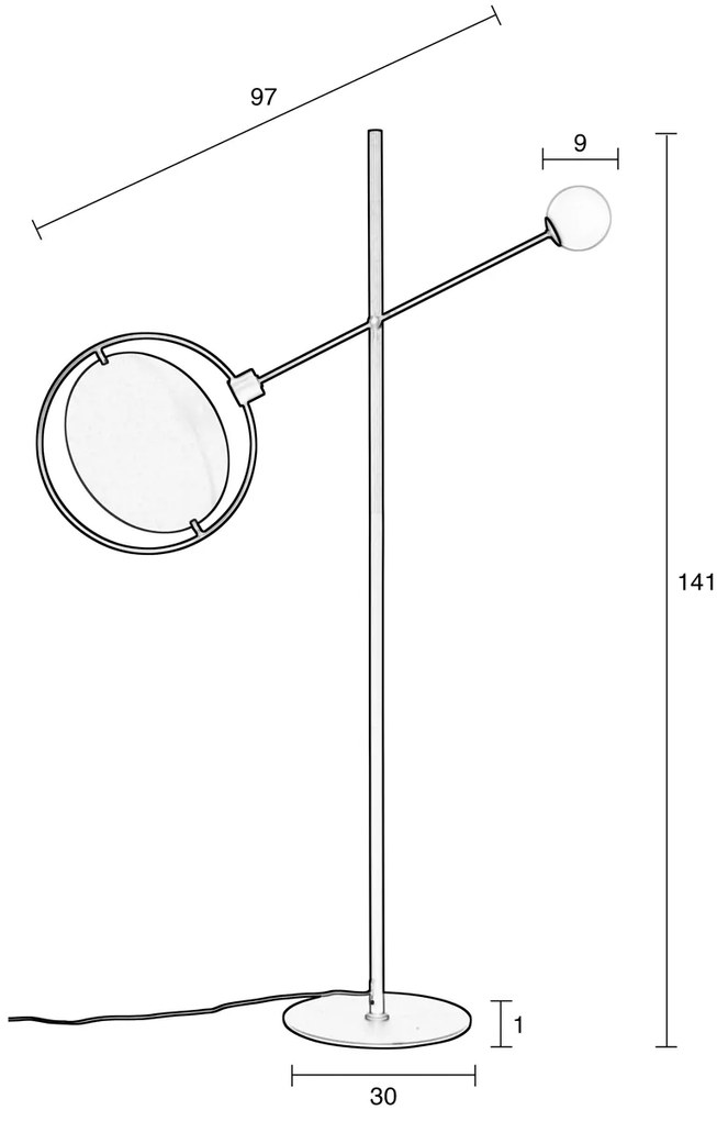 Zuiver Sirius Unieke Vloerlamp