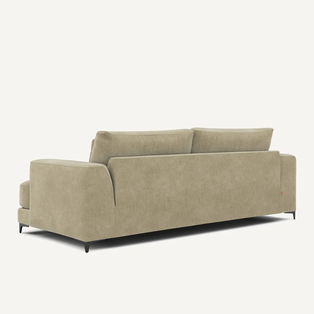 4-zits slaapbank van stonewashed fluweel, Marsile