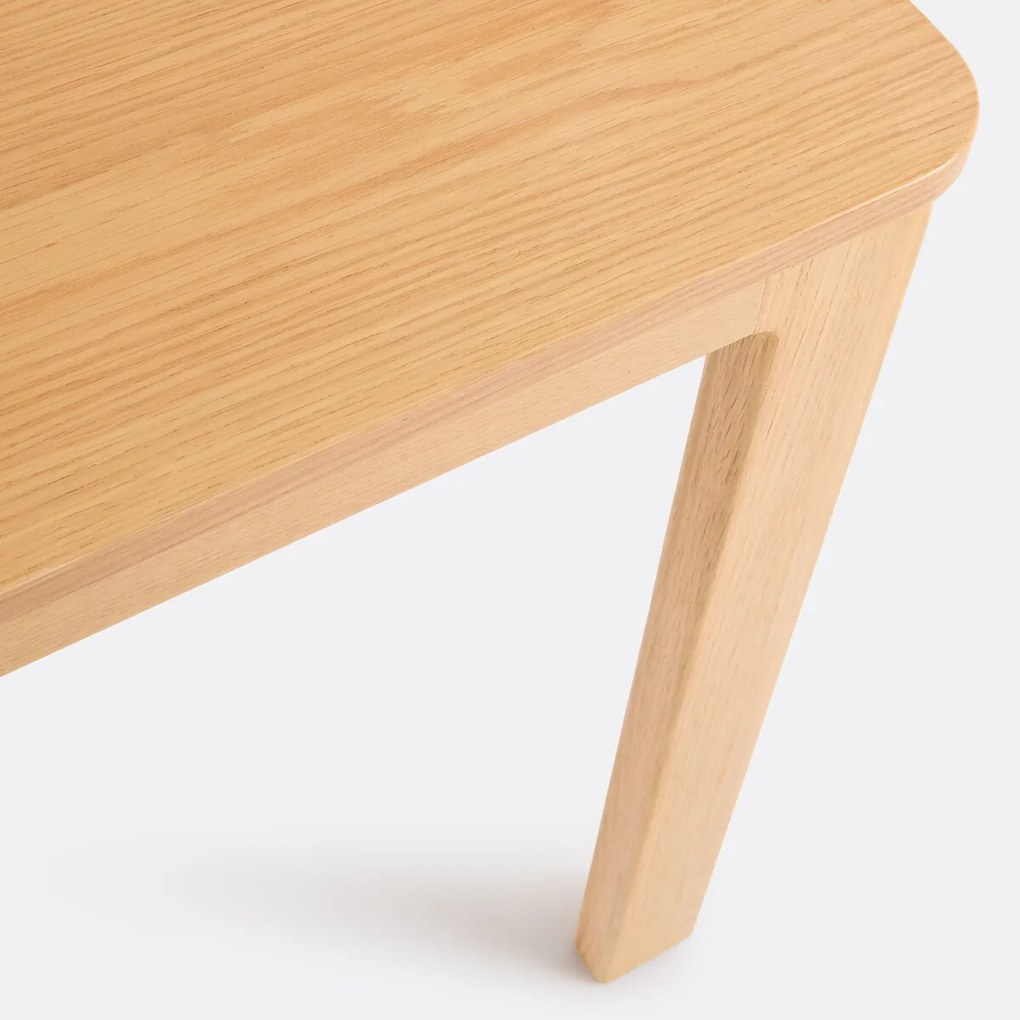 Uitschuifbare eettafel, eikenfineer, 6 tot 8 couverts, Talet