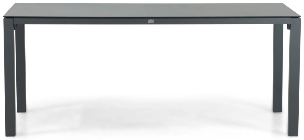 Tuinset 4 personen 180 cm Aluminium/textileen Grijs Hartman Sitges/Mateo