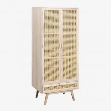 Kast Met Lade Van Hout Ralik Design Natuurlijk Hout - Sklum