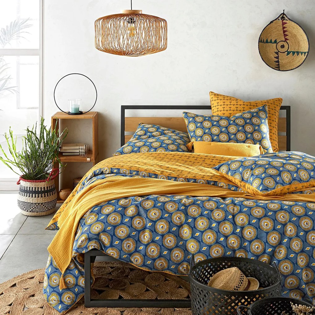 Bedrukt dekbedovertrek, Wax