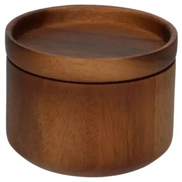 Pot met deksel, acaciahout, Ø 10 cm