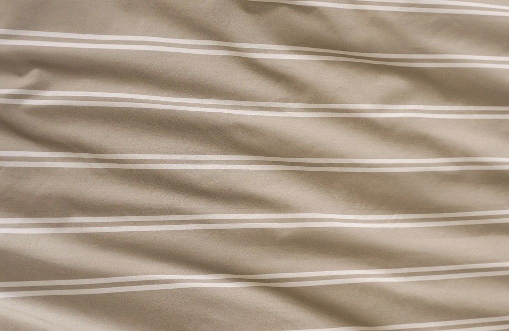 vtwonen Mini Stripe Dekbedovertrek Naturel – Bij Swiss Sense
