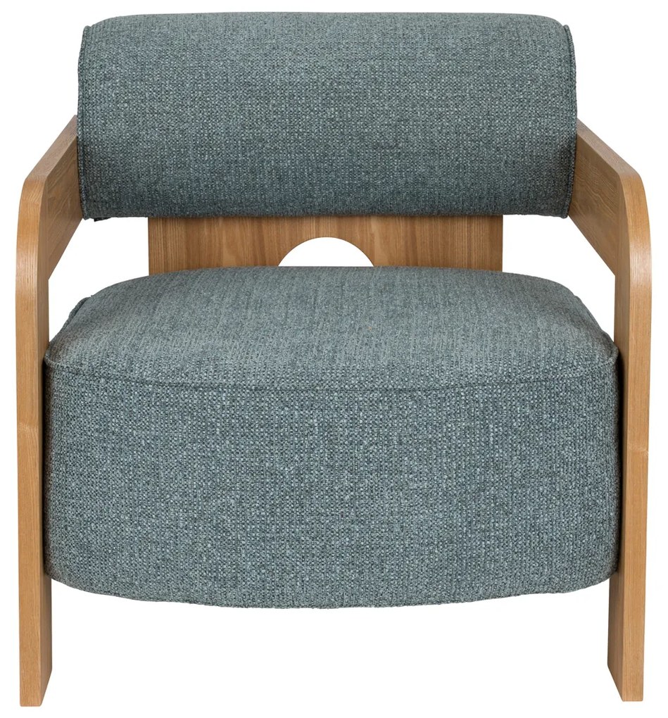 Zuiver Oolong Eiken Fauteuil Modern Design Blauw