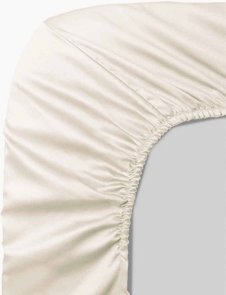 Boxspring-hoeslaken Ava, katoensatijn, H 40 cm