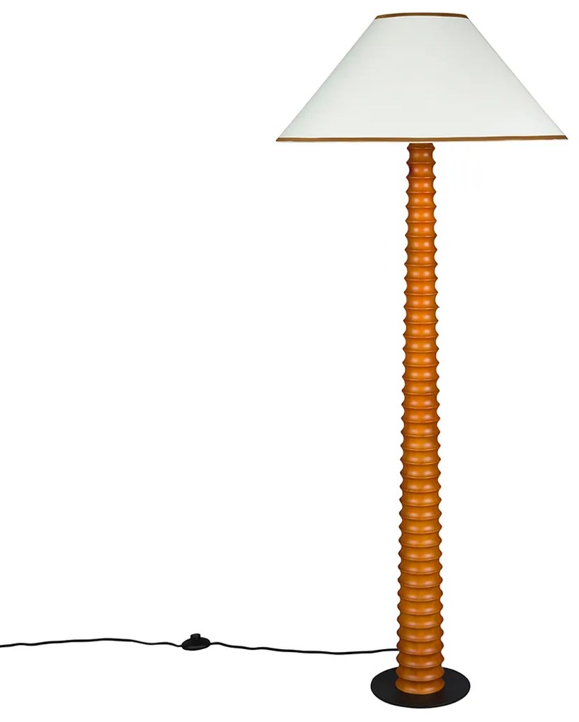 Dutchbone Horace Klassieke Vloerlamp Beige Kap