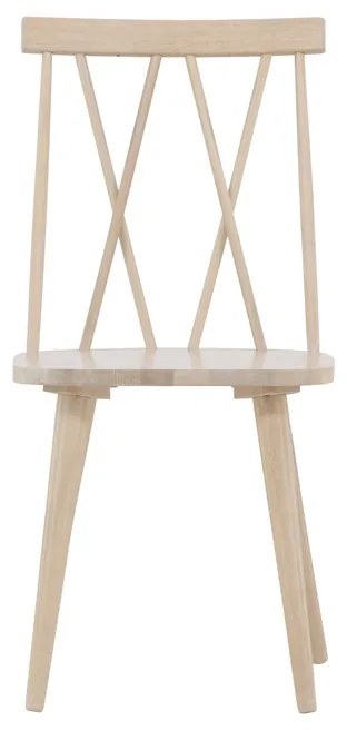 Jörn Eetkamerstoel - Lena - Taupe - Rubberhout - Jörn