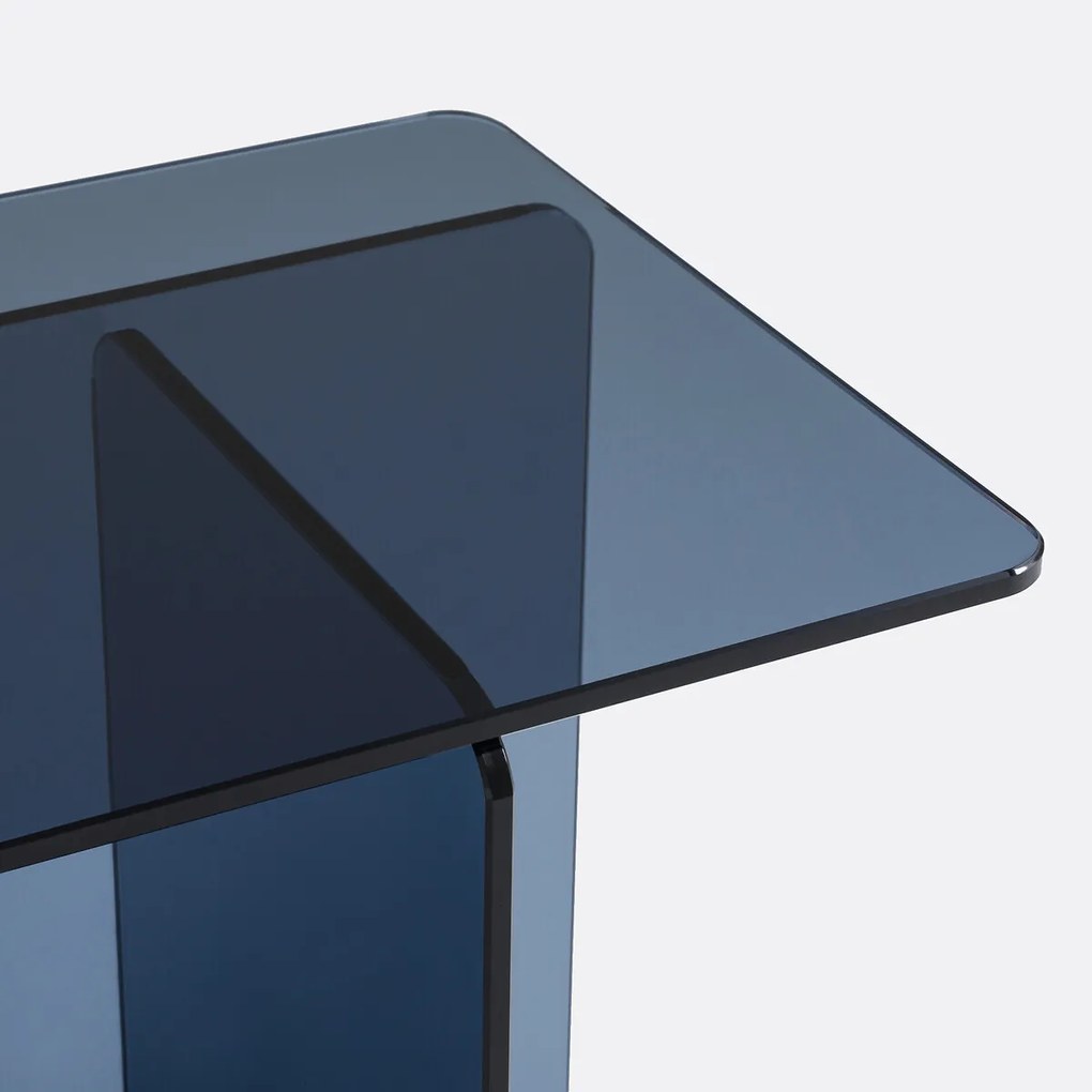 Bijzettafeltje van gehard glas, Zaz