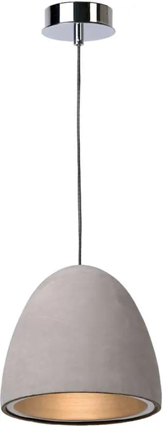 Lucide hanglamp Solo - taupe - Ø28 cm - Leen Bakker