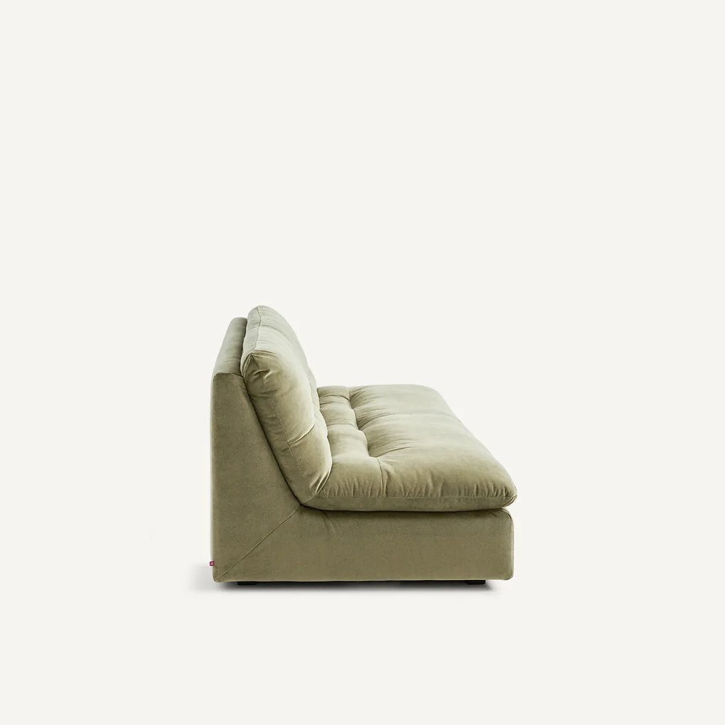3-zits modulaire sofa in linnen fluweel, GIULIANO