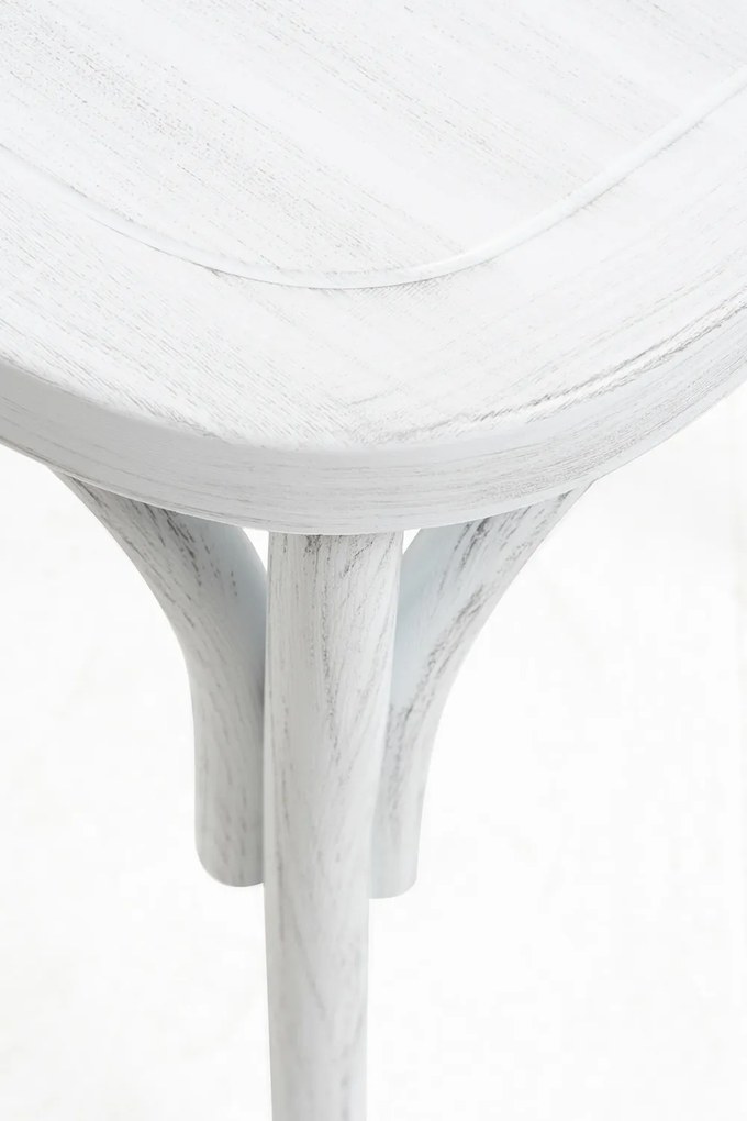 Set Van 4 Altea Polypropyleen Stoelen Met Houteffect