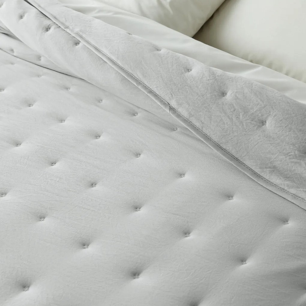 Gematelasseerde beddensprei in gewassen microvezel, Loja