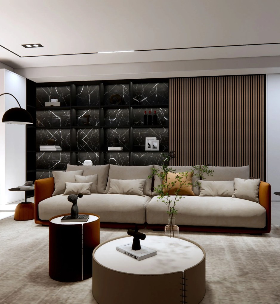 AkuPanel 240 cm Gerookt Eiken   - Akoestische panelen