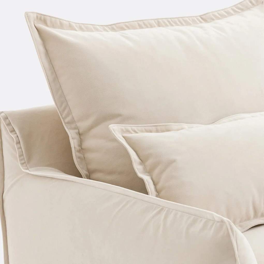 Fauteuil, afneembare hoes, fluweel, ODNA