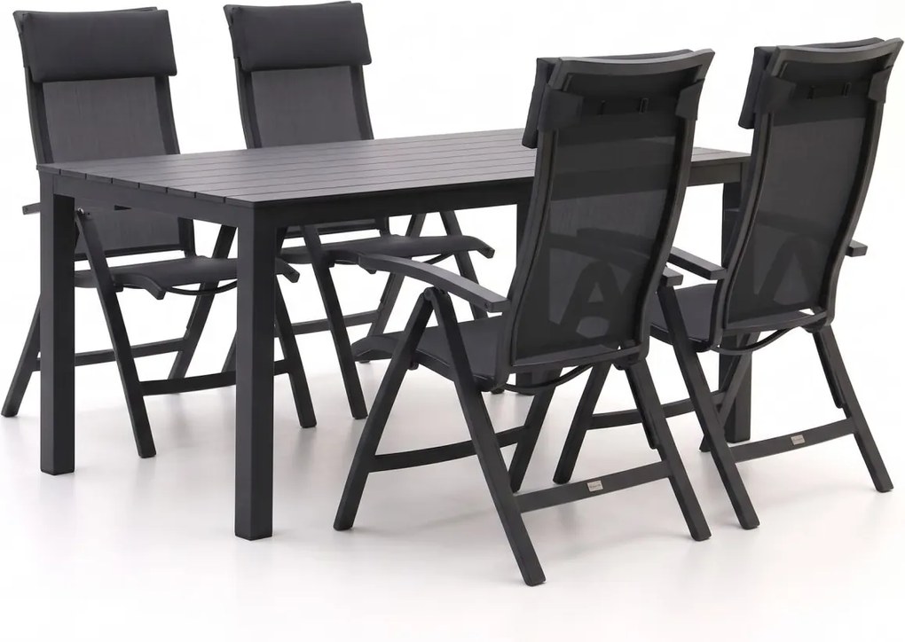 Diningset Bellagio  | 4 personen | Tuinset polywood | 5-delig | Kees Smit Tuinmeubelen