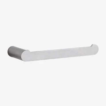 Wandhanddoekrek Met Stang ↔︎20cm Voor Badkamer In Rvs Alameda Geborsteld Grijs - Sklum