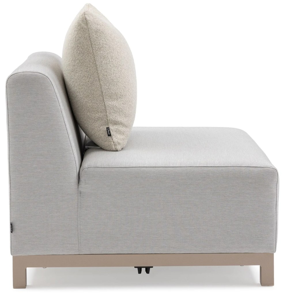 Hoek loungeset 6 personen Outdoor textiel Grijs De Laan Projects