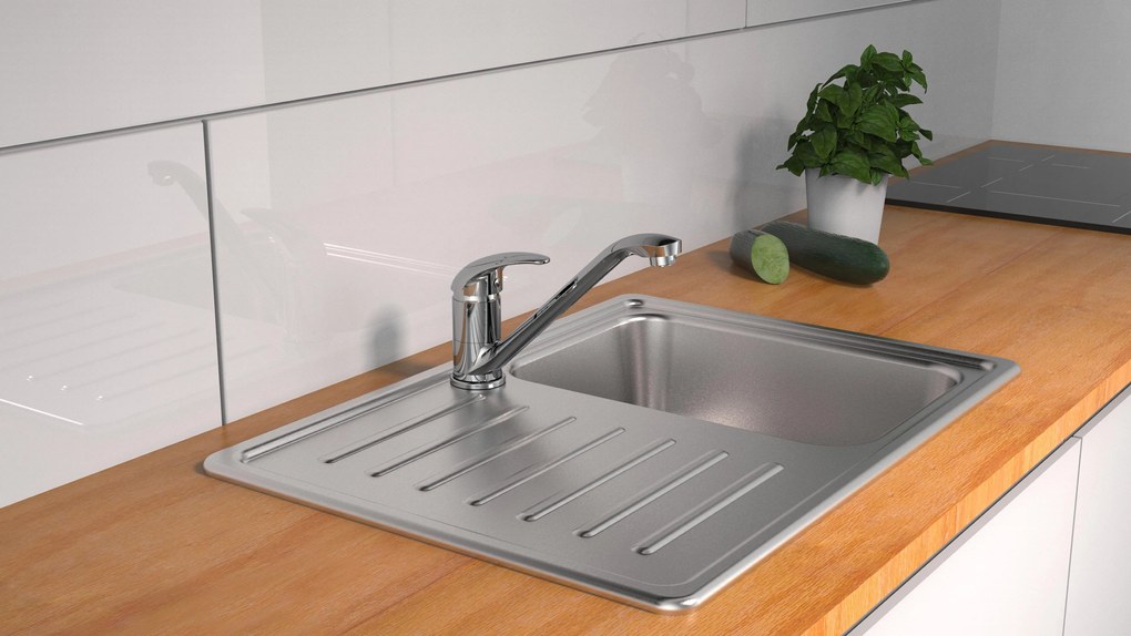 Schutte ALBATROS ééngreepsmengkraan keuken, lage druk, chroom