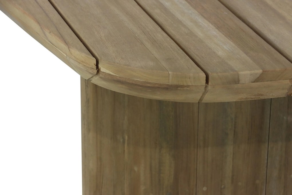 Dining Tuintafel 240 x 120 cm Teak Old teak greywash Falcon