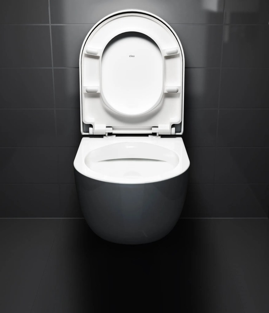 Clou Hammock softclose toiletzitting met quick release wit glans