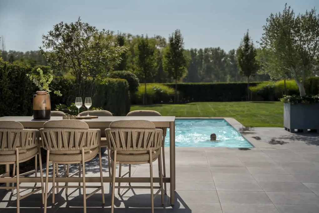 Taste by 4 Seasons Calma barstoel latte Tuinstoel   taupe weerbestendig