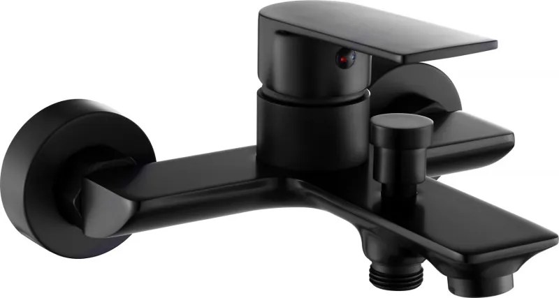 Mexen Alexa badkraan, zwart - 71230-70