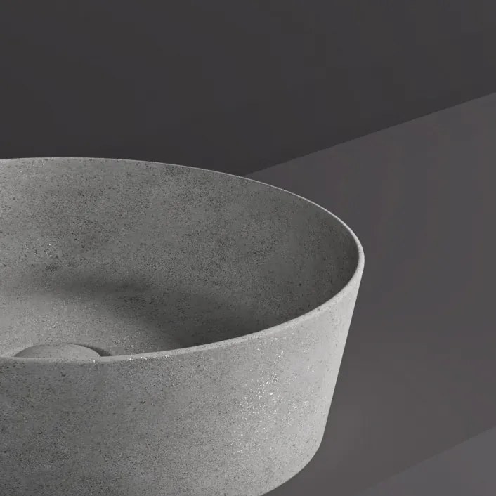 Rak Skin ronde waskom 42cm grijs beton