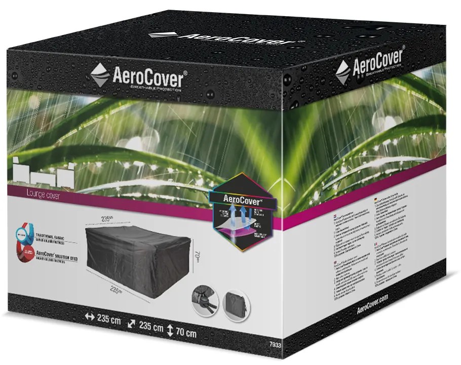 Platinum Aerocover loungesethoes 235x235x70 cm.