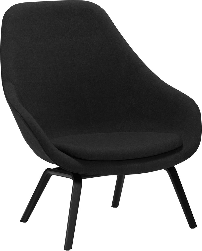Hay About a Lounge Chair High AAL93 fauteuil remix 183 onderstel zwart essenhout
